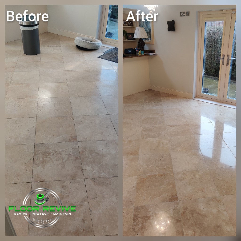 Marble floor cleaning and polishing in Monaghan