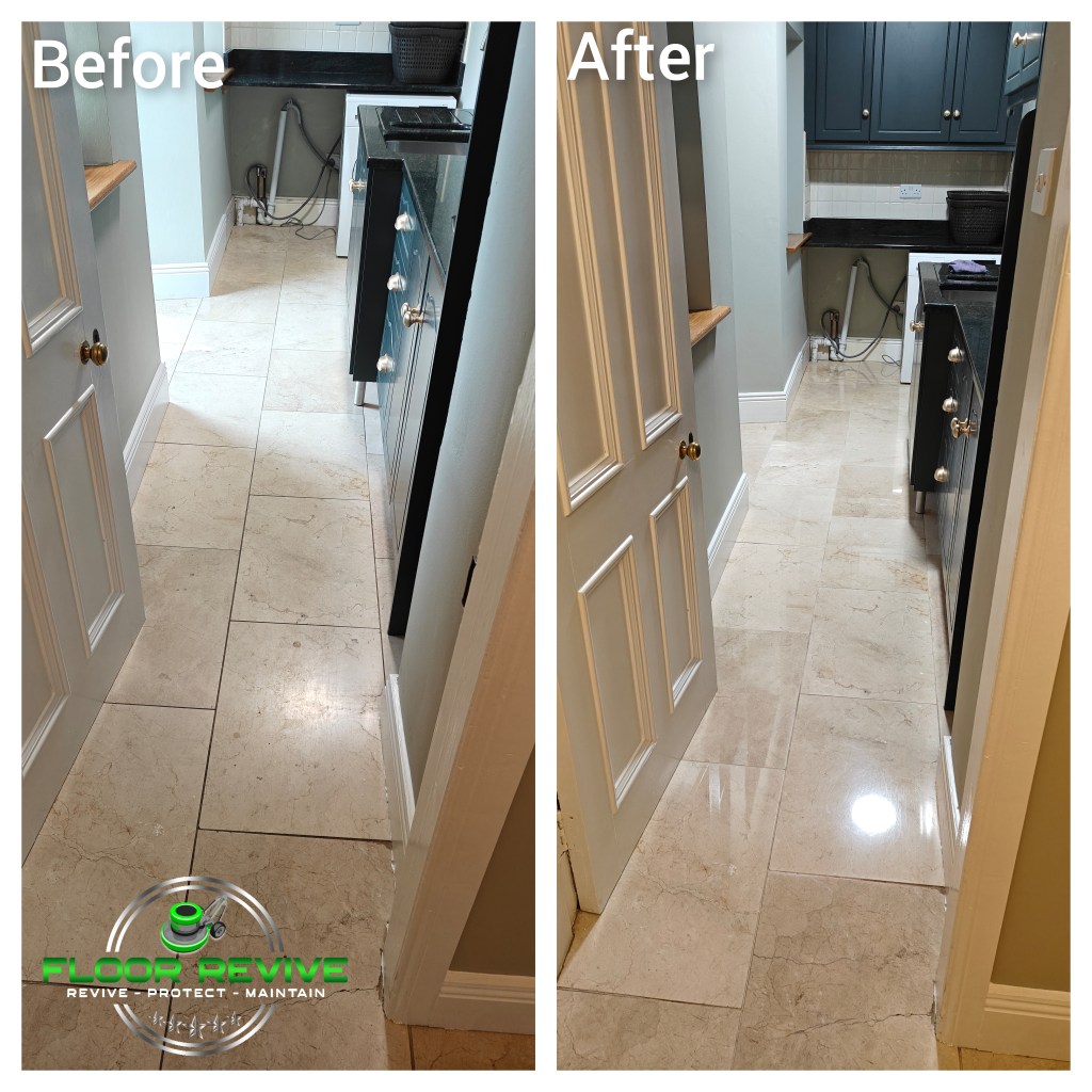 Marble floor cleaning and polishing in Monaghan